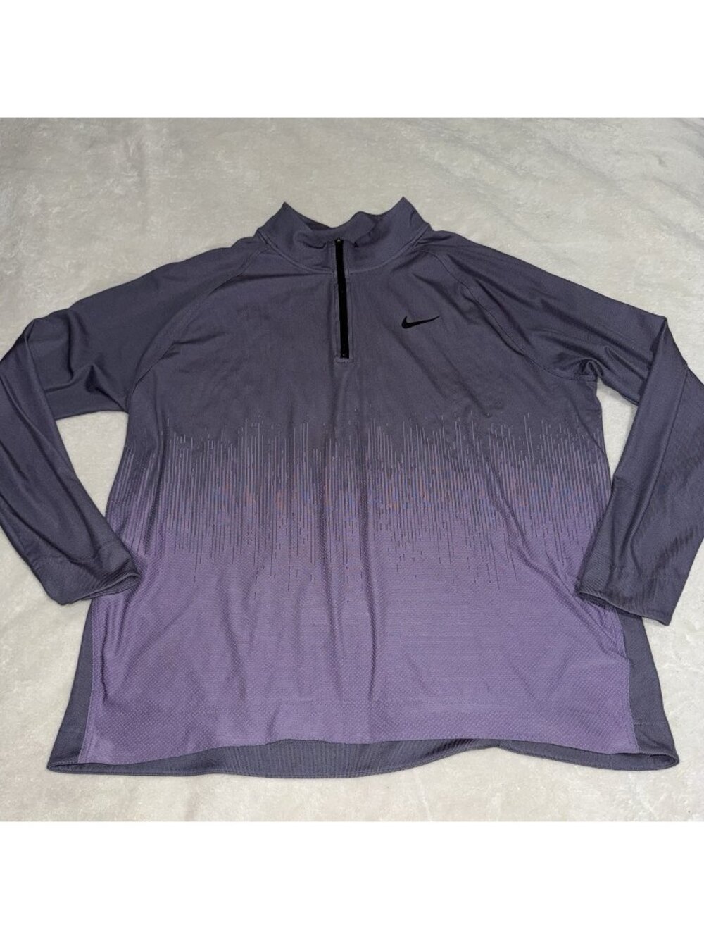 Nike Dri-FIT ADV 1/4 Zip Pullover Men’s XL Purple Long Sleeve Training Top